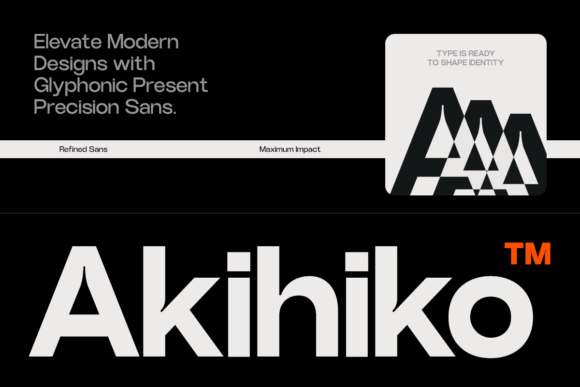 Akihiko: A Clean Sans Serif Font for Professional Branding