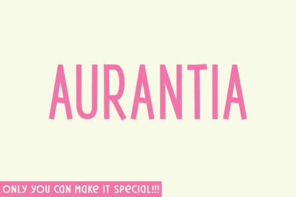Aurantia: A Sophisticated Sans Serif Font for Crafters and Sellers