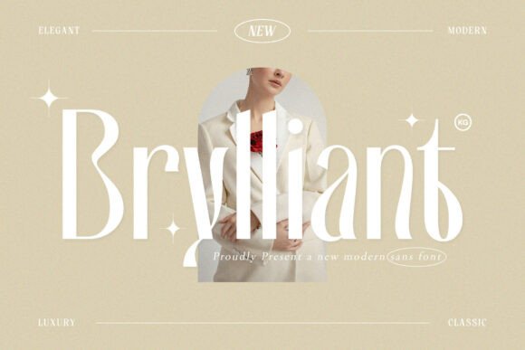 Brylliant: A Modern Sans Serif Font for Elegant Editorial Design