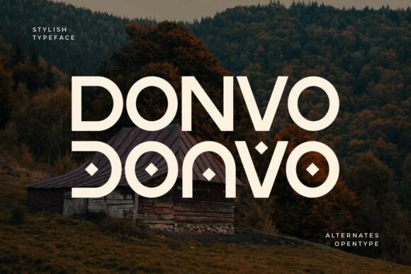 Donvo: A Medieval-Inspired Sans Serif Font for Modern Branding