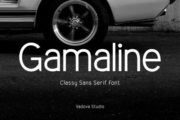 Gamaline: A Classy Sans Serif Typeface for Elegant Branding