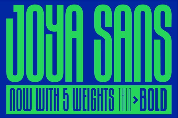 Joya Sans: A Versatile Sans Serif Font for Modern Branding Projects
