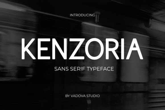 Kenzoria: A Sleek Sans Serif Font for Handmade Branding and Product Design