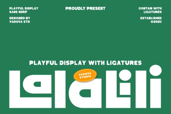 Lalalili Font: A Playful Sans Serif for Bold Branding