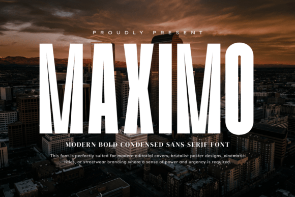 Maximo Font: A Bold Sans Serif for Business Branding That Stands Out