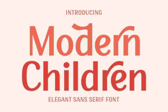 Modern Children: A Bold Sans Serif Font for Impactful Campaign Design