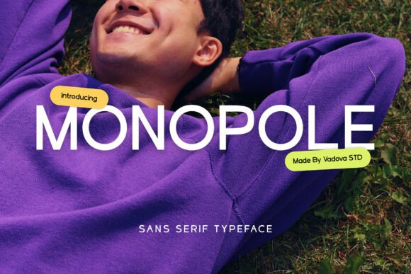 Monopole: A Modern Sans Serif Font for Elegant Editorial Design