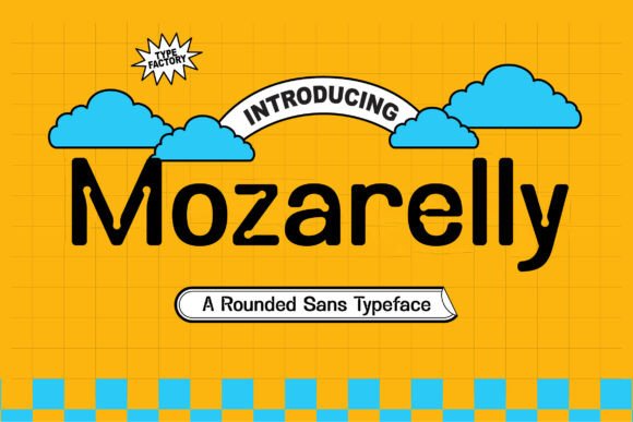Mozarelly: A Playful Sans Serif Font for Warm Digital Designs