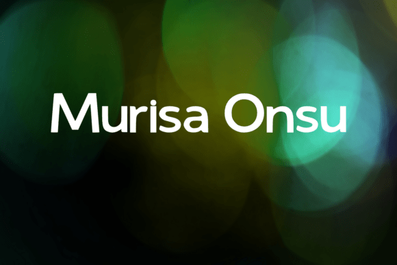 Murisa Onsu: A Modern Sans Serif Font for Crafters and Product Designers
