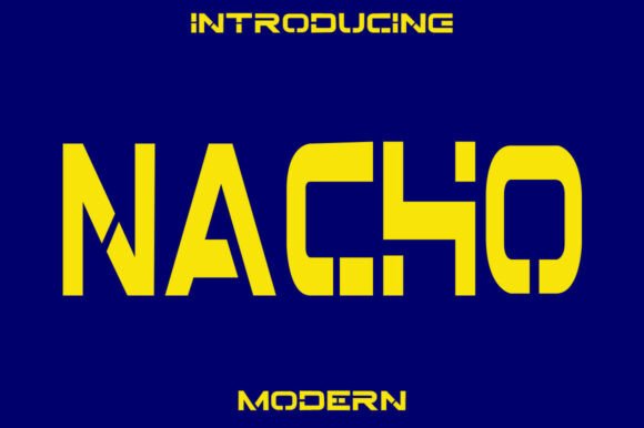 Nacho: The Minimalist Sans Serif Font for Crafters and Makers