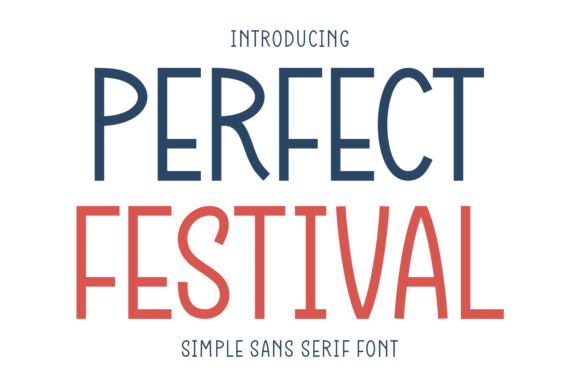 Perfect Festival: A Minimalist Sans Serif Font for Modern Campaign Design