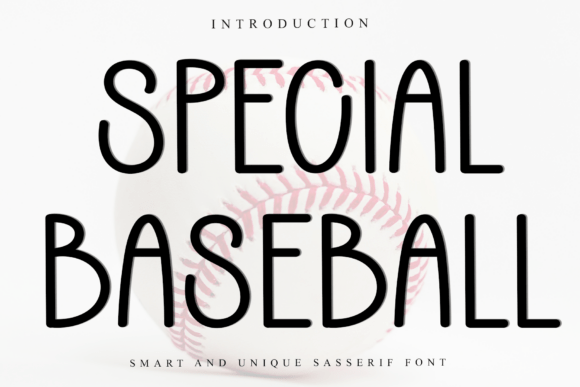 Special Baseball: A Dynamic Sans Serif Font for Modern Design Projects
