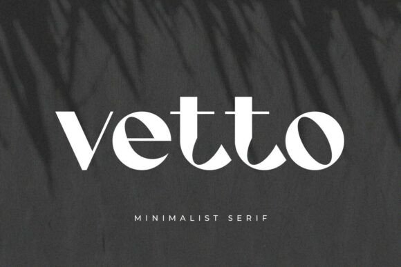 Vetto: A Premium Luxury Sans Serif Font for Elegant Branding