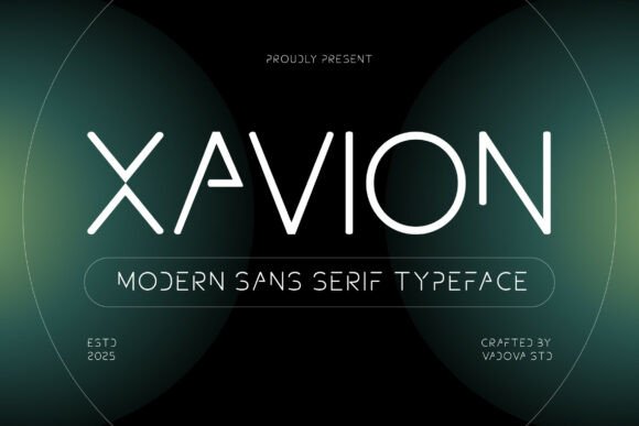 Xavion: A Futuristic Sans Serif Font for Modern Web Design